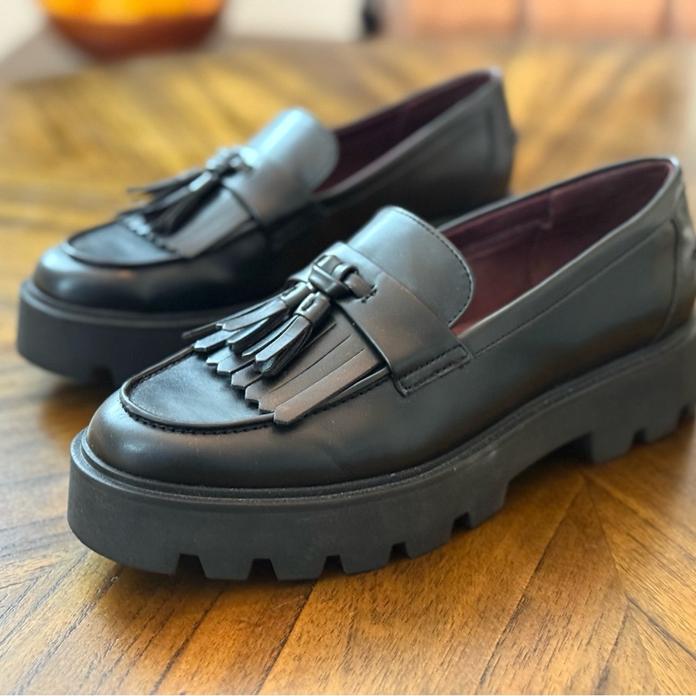 Women's Franco Sarto Chunky Loafers with Tassel size 7